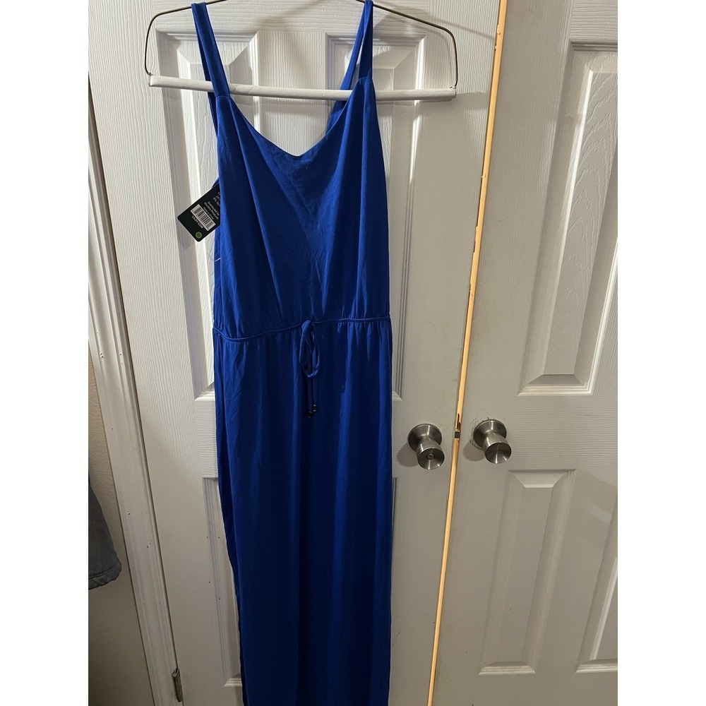 NWT lildy  Tie Waist Maxi Dress‎ Size Large XLarge Royal Blue